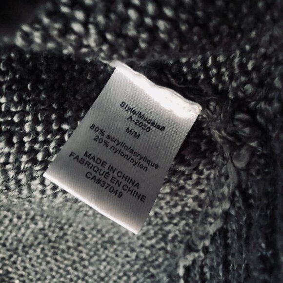 ☕ [Women M] EMOTIONS Faux Fur Collar Cardigan Sweater Boho Cozy Cottage Warm ☕ - Picture 5 of 6